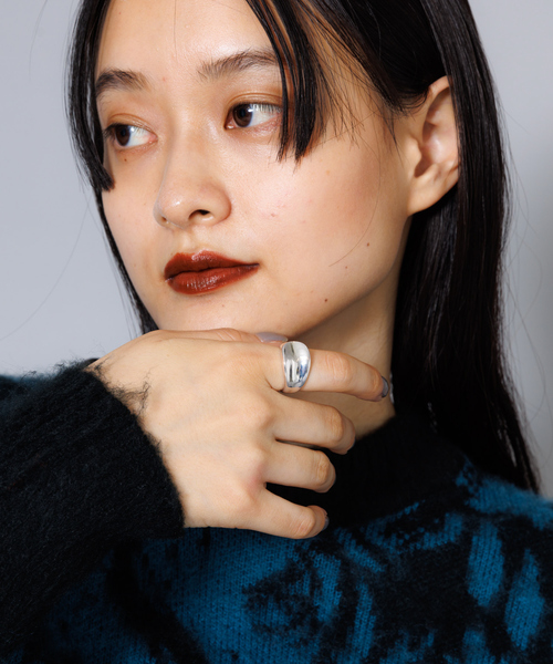 NOMINE（ノミネ）の「フラットワイドリング（リング・レディース・ゴールド/シルバー・フリー）」の3枚目の写真