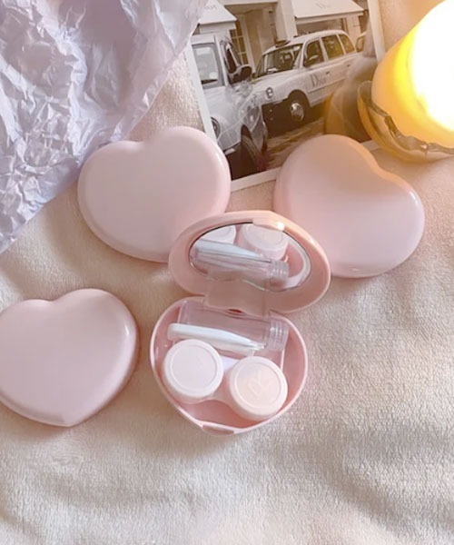 TONE SELECT GOODS(トーンセレクトグッズ)の「【float】ハート型 キャンディーカラー コンタクトケース/カラコンケース【10色展開】(その他ビューティーグッズ・レディース・ミント/ラベンダー/ライトイエロー/ベビーピンク/チェリーピンク/オートミール/ナチュラル/ブルーグリーン/グレイッシュブルー/モカ/スモークグレー/スモークピンク/レッド/ブラウン/ブラック/アッシュブラウン/クリーム/ホワイト・FREE)」の15枚目の写真