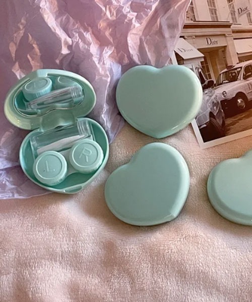TONE SELECT GOODS(トーンセレクトグッズ)の「【float】ハート型 キャンディーカラー コンタクトケース/カラコンケース【10色展開】(その他ビューティーグッズ・レディース・ミント/ラベンダー/ライトイエロー/ベビーピンク/チェリーピンク/オートミール/ナチュラル/ブルーグリーン/グレイッシュブルー/モカ/スモークグレー/スモークピンク/レッド/ブラウン/ブラック/アッシュブラウン/クリーム/ホワイト・FREE)」の10枚目の写真