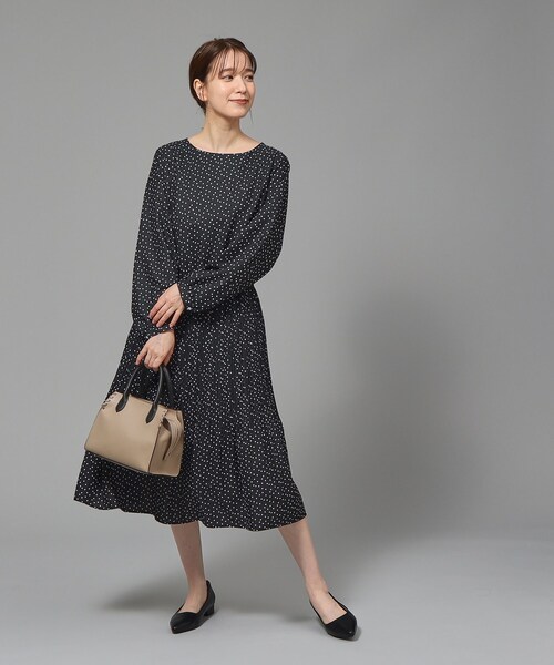 SHOO・LA・RUE（シューラルー）の「◆【セレモニー/通勤】ランダムプリーツワンピース（ワンピース・レディース・ブラック系3/ブラック系5/ブルー系その他5・02/01/05/03/04）」の19枚目の写真