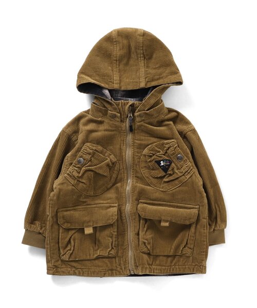 F.O.KIDS（エフオーキッズ）の「TEBURA REVERSIBLE　PARKA　mini（その他アウター・キッズ・ブラック/インディゴブルー/ベージュ・110/120/140/90/150/100/130）」の2枚目の写真