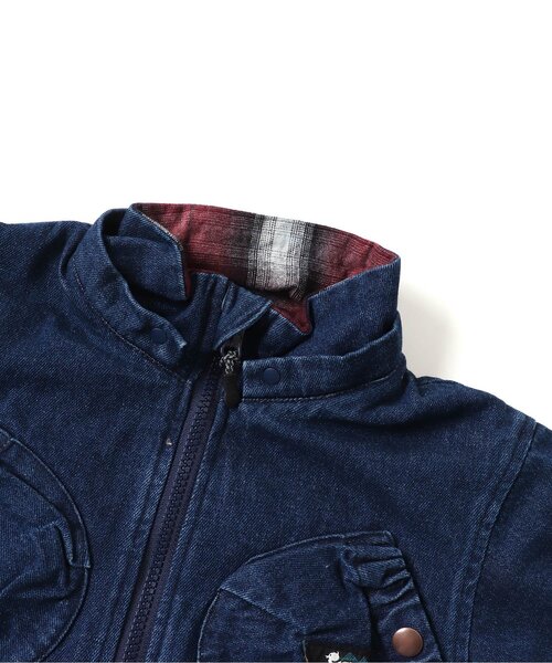 F.O.KIDS（エフオーキッズ）の「TEBURA REVERSIBLE　PARKA　mini（その他アウター・キッズ・ブラック/インディゴブルー/ベージュ・110/120/140/90/150/100/130）」の6枚目の写真