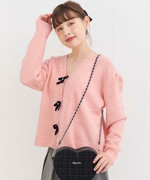 titty＆Co. PETIT | 【titty&Co.PETIT 】リボンニットカーディガン(ニット/セーター)