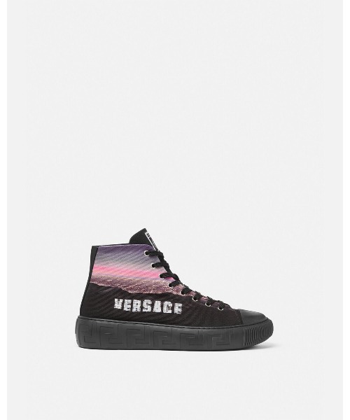 VERSACE グレカ ヒルズ ハイスニーカー マルチカラー VERSACE(ヴェルサーチ)の「ヴェルサーチェ ヒルズ グレカ ハイ