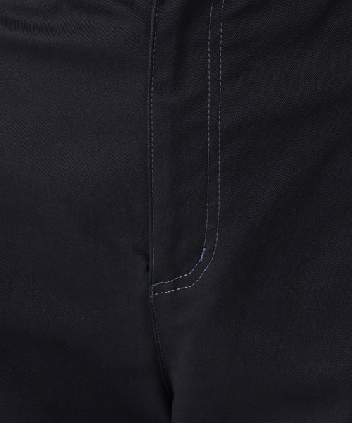 en recre(アンレクレ)の「<ストレッチ>ワイドカーゴパンツ(カーゴパンツ・レディース・ブラック/モスグリーン・2)」の5枚目の写真