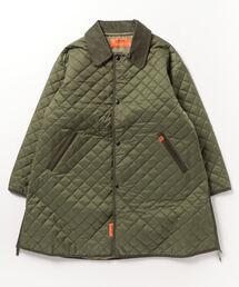 UNIVERSAL OVERALL | [UNIVERSAL OVERALL/ユニバーサルオーバーオール] 別注 衿コーデュロイ Aラインキルティングコート(ミリタリージャケット)