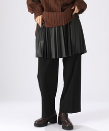 niko and... | レザーライクレイヤードスカート(スカート)