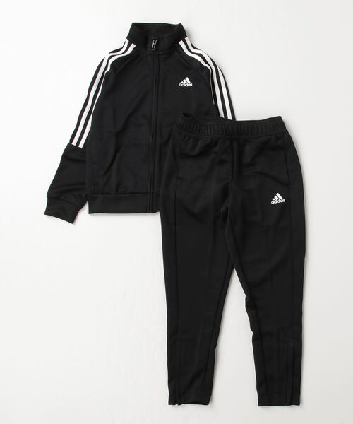 adidas（アディダス）の「アディダス adidas セレーノ トラックスーツ（ジャージ・キッズ・ブルー/ブラック×ホワイト・160cm/140cm/110cm/130cm/150cm/120cm）」の2枚目の写真