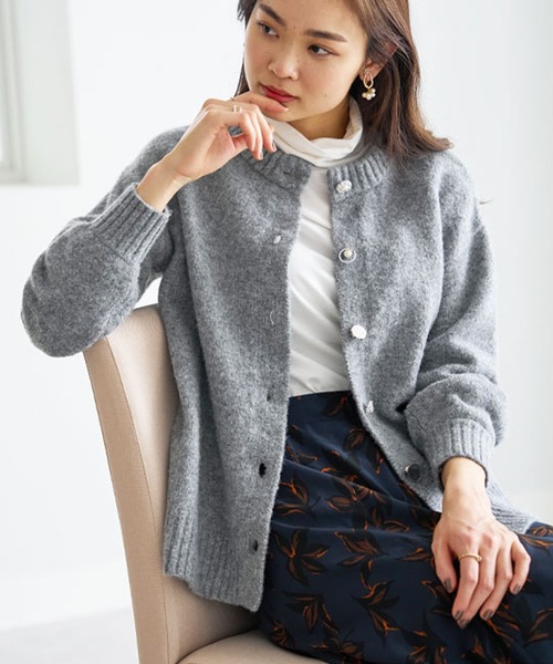 セール】多ボタンデザインふんわりカーディガン（カーディガン/ボレロ