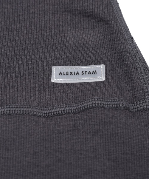 ALEXIA STAM（アリシアスタン）の「Wellness Rib Flare Long Pants /UVカットフレアパンツ（その他パンツ・レディース・チャコールグレー/ブラウン・S/M/L）」の17枚目の写真