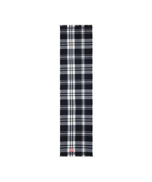 DIESEL(ディーゼル)の「メンズ ストール チェック(ストール/ショール・メンズ・ブラック/ブラウン/ライトグリーン・UNI)」の8枚目の写真