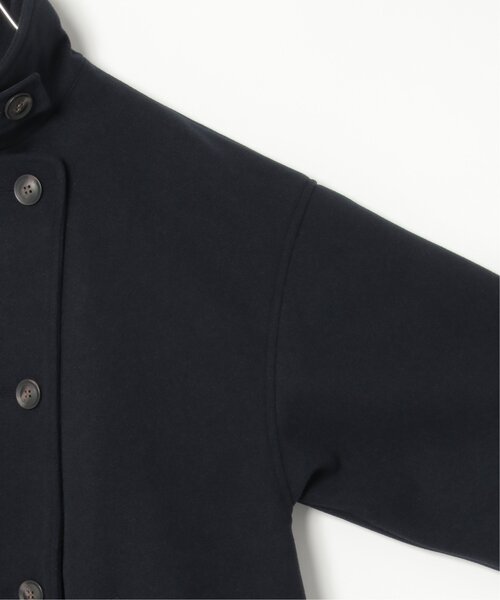 VENCEEXCHANGE（ヴァンスエクスチェンジ）の「スタンドカラーフェイクウールミドルフレアコート（ステンカラーコート・レディース・ブラック/グレー/ネイビー・FREE）」の21枚目の写真