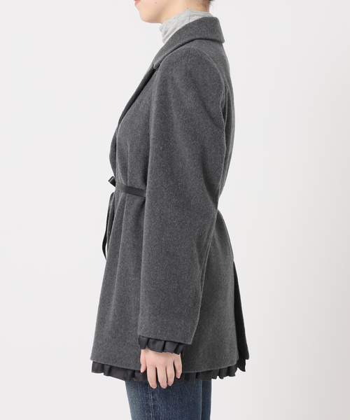 Charles Chaton（シャルルシャトン）の「peep midi coat（その他アウター・レディース・グレー系その他/ベージュ系その他・FREE）」の8枚目の写真