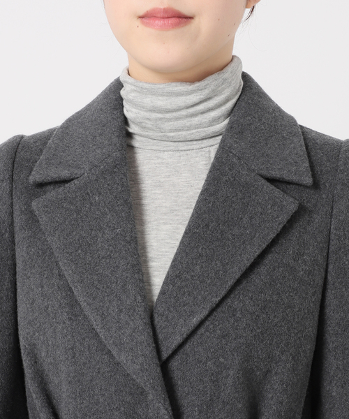 Charles Chaton（シャルルシャトン）の「peep midi coat（その他アウター・レディース・グレー系その他/ベージュ系その他・FREE）」の4枚目の写真