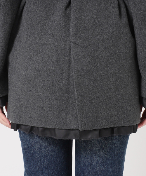 Charles Chaton（シャルルシャトン）の「peep midi coat（その他アウター・レディース・グレー系その他/ベージュ系その他・FREE）」の9枚目の写真