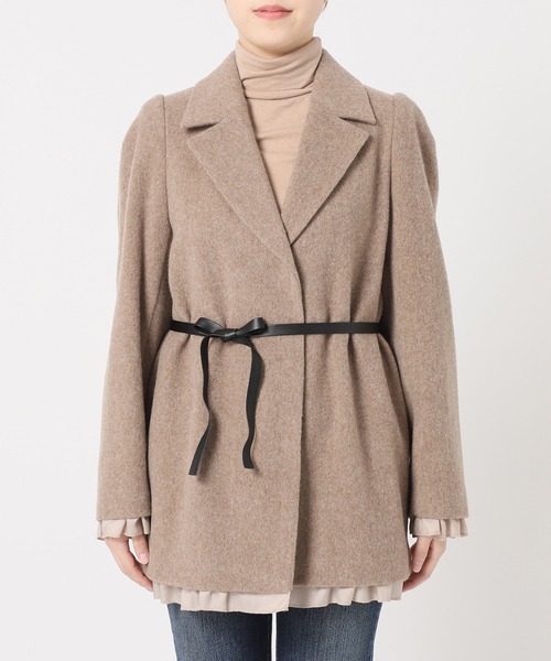 Charles Chaton（シャルルシャトン）の「peep midi coat（その他アウター・レディース・グレー系その他/ベージュ系その他・FREE）」の10枚目の写真