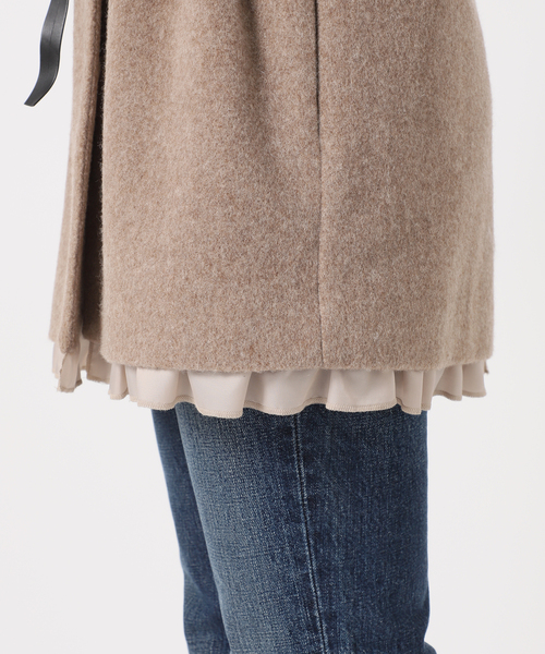 Charles Chaton（シャルルシャトン）の「peep midi coat（その他アウター・レディース・グレー系その他/ベージュ系その他・FREE）」の6枚目の写真