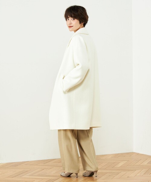 ◾️定価46200円　美品　ノーリーズ　ライトダブルビーバーチェスターコート NOLLEY'S Sophi（ノーリーズソフィ）の「ライトダブルビーバー