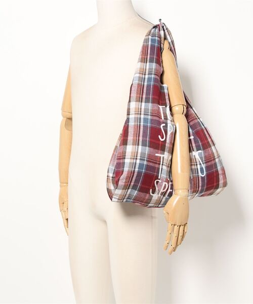 TODAY'S SPECIAL（トゥデイズスペシャル）の「【数量限定】【TODAY'S SPECIAL】チェックマルシェバッグ M/2204617000103 ,2204617000110 ,2204617000127（エコバッグ/サブバッグ・レディース・ベージュ系その他/レッド系その他/グリーン系その他・FREE）」の20枚目の写真