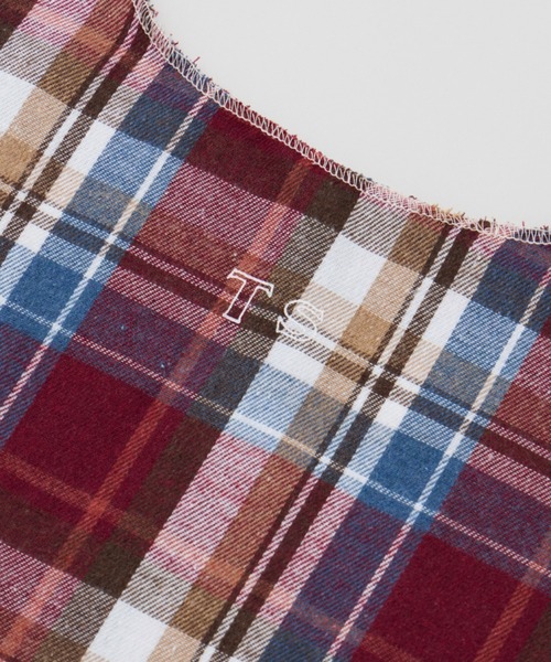 TODAY'S SPECIAL（トゥデイズスペシャル）の「【数量限定】【TODAY'S SPECIAL】チェックマルシェバッグ M/2204617000103 ,2204617000110 ,2204617000127（エコバッグ/サブバッグ・レディース・ベージュ系その他/レッド系その他/グリーン系その他・FREE）」の11枚目の写真