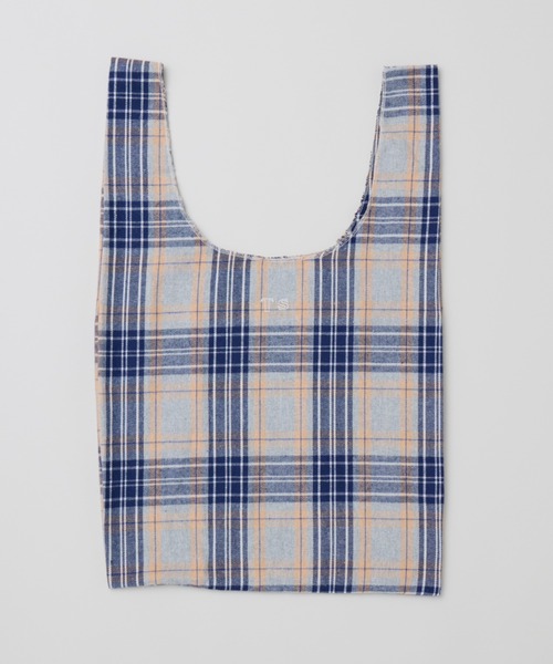 TODAY'S SPECIAL（トゥデイズスペシャル）の「【数量限定】【TODAY'S SPECIAL】チェックマルシェバッグ M/2204617000103 ,2204617000110 ,2204617000127（エコバッグ/サブバッグ・レディース・ベージュ系その他/レッド系その他/グリーン系その他・FREE）」の6枚目の写真