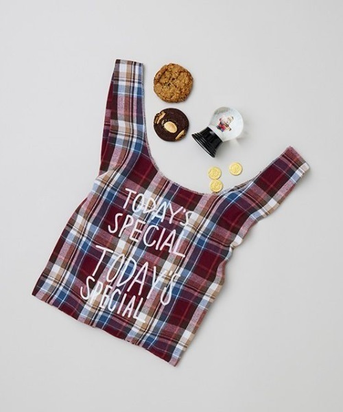 TODAY'S SPECIAL（トゥデイズスペシャル）の「【数量限定】【TODAY'S SPECIAL】チェックマルシェバッグ M/2204617000103 ,2204617000110 ,2204617000127（エコバッグ/サブバッグ・レディース・ベージュ系その他/レッド系その他/グリーン系その他・FREE）」の21枚目の写真