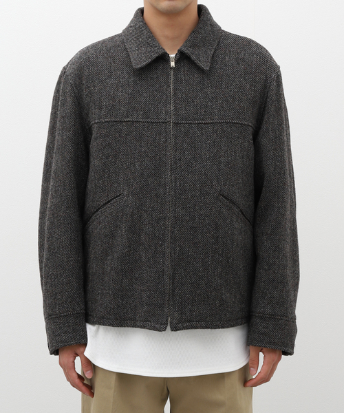 JOURNAL STANDARD J.S HOMESTEAD（ジャーナルスタンダードホームステッド）の「【J.S.Homestead】BRITISH TWEED SPORTS JACKET（ブルゾン・メンズ・ライトグレー/ブラウン・MEDIUM/LARGE）」の6枚目の写真