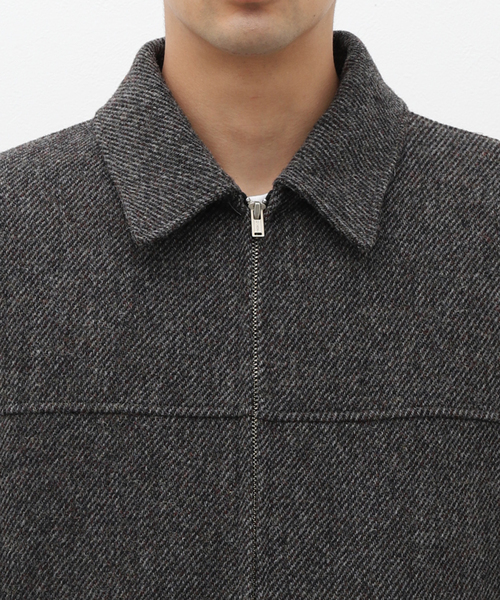 JOURNAL STANDARD J.S HOMESTEAD（ジャーナルスタンダードホームステッド）の「【J.S.Homestead】BRITISH TWEED SPORTS JACKET（ブルゾン・メンズ・ライトグレー/ブラウン・MEDIUM/LARGE）」の9枚目の写真