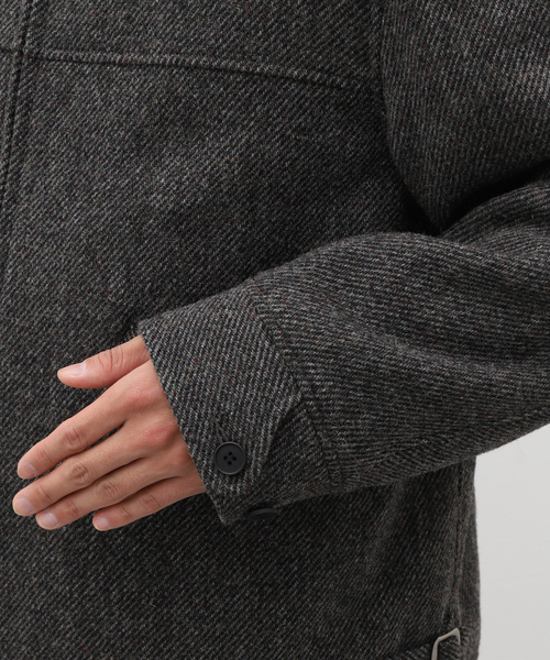 JOURNAL STANDARD J.S HOMESTEAD（ジャーナルスタンダードホームステッド）の「【J.S.Homestead】BRITISH TWEED SPORTS JACKET（ブルゾン・メンズ・ライトグレー/ブラウン・MEDIUM/LARGE）」の12枚目の写真