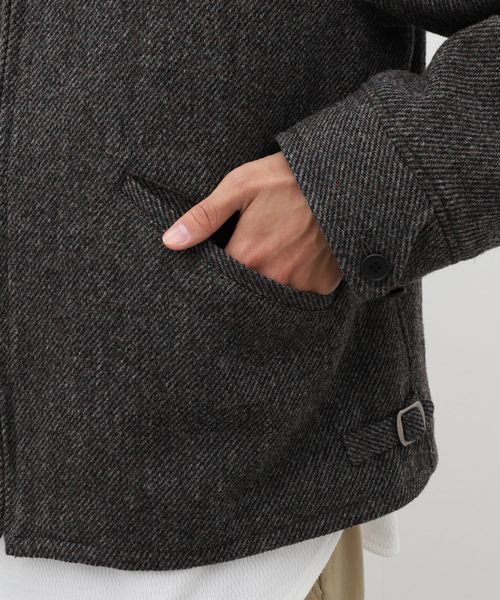 JOURNAL STANDARD J.S HOMESTEAD（ジャーナルスタンダードホームステッド）の「【J.S.Homestead】BRITISH TWEED SPORTS JACKET（ブルゾン・メンズ・ライトグレー/ブラウン・MEDIUM/LARGE）」の14枚目の写真