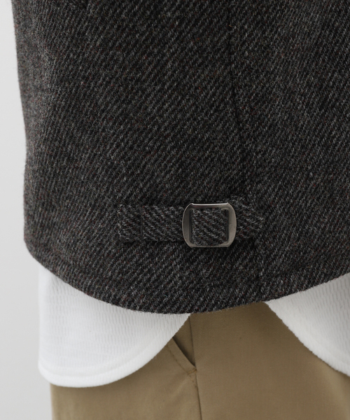 JOURNAL STANDARD J.S HOMESTEAD（ジャーナルスタンダードホームステッド）の「【J.S.Homestead】BRITISH TWEED SPORTS JACKET（ブルゾン・メンズ・ライトグレー/ブラウン・MEDIUM/LARGE）」の16枚目の写真