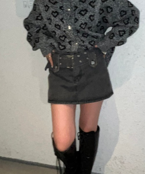 nemne store(ネンネストア)の「【Ne/Flim】デニムショートスカート(スカート・レディース・ブルー/ブラック・SMALL/MEDIUM)」の12枚目の写真