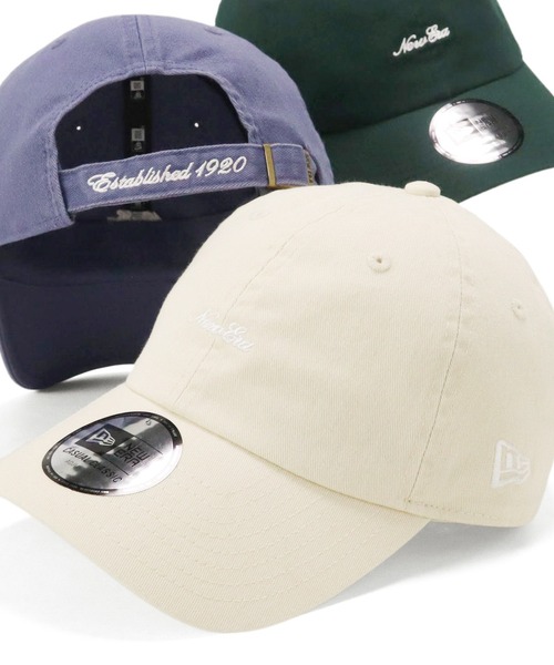 NEW ERA（ニューエラ）の「ニューエラ キャップ ストラップロゴ（キャップ・メンズ・ネイビー/ベージュ/グリーン系その他/ブルー/ダークグリーン/クリーム/ストーン/ブラック・FREE）」の5枚目の写真