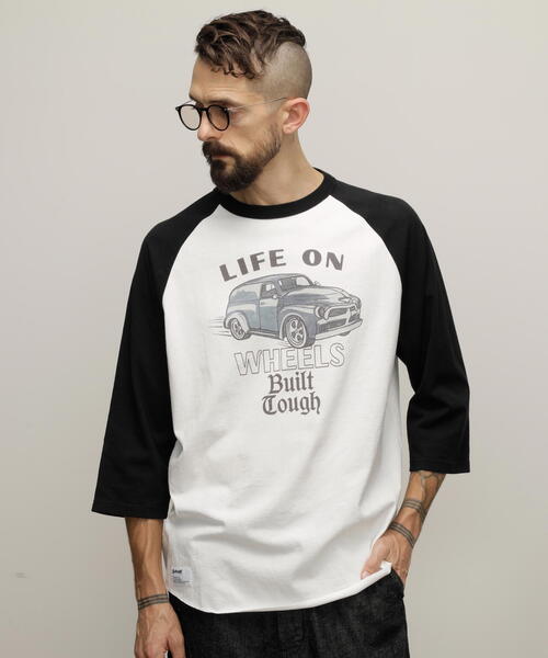 ダークブラウン Tシャツ LIFE. SAINT TMT ティーエムティー TCS-F19TP02 TEZUKA CHARACTERS 20周年