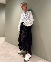 emmi（エミ）の「【emmi atelier】ロングスリーブタイトニットOP