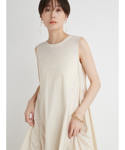 emmi（エミ）の「【emmi atelier】リサイクルナイロンギャザー