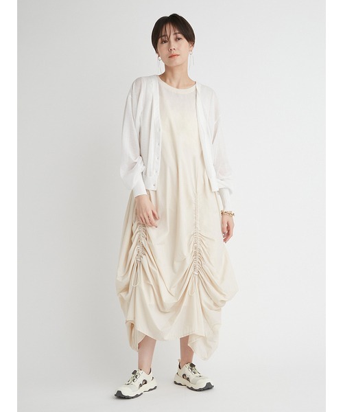 emmi（エミ）の「【emmi atelier】リサイクルナイロンギャザー