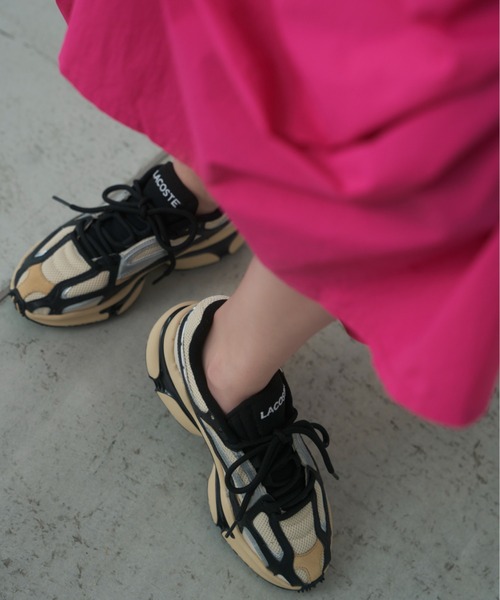 emmi（エミ）の「【emmi atelier】リサイクルナイロンギャザーワンピース（ワンピース・レディース・ブラック/ピンク/アイボリー・1/0）」の8枚目の写真