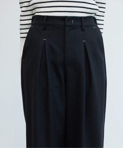 Chez toi(シェトワ)の「ポイントステッチ起毛ワイドパンツ(その他パンツ・レディース・グレー/ブラック/アイボリー・FREE)」の20枚目の写真