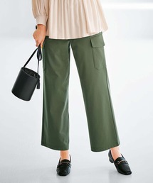 BELLUNA PLUS（ベルーナ）の「とろみ素材キレイ見えカーゴパンツ股下６０cm（カーゴパンツ）」