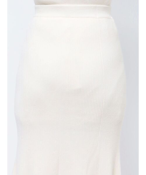 GYDA(ジェイダ)の「BITケーブルマーメイドニットスカート(スカート・レディース・アイボリー/ブラック・FREE)」の13枚目の写真