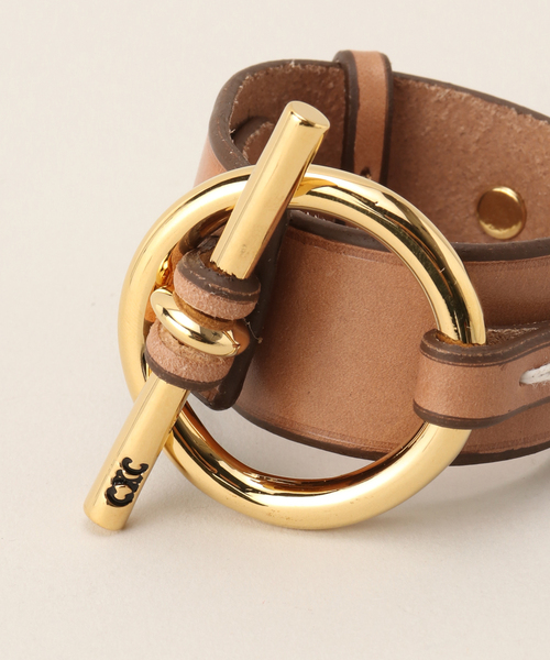 FRAMeWORK（フレームワーク）の「【CXC/シーエックスシー】レザーブレスレット（ブレスレット・レディース・ゴールド・FREE）」の3枚目の写真