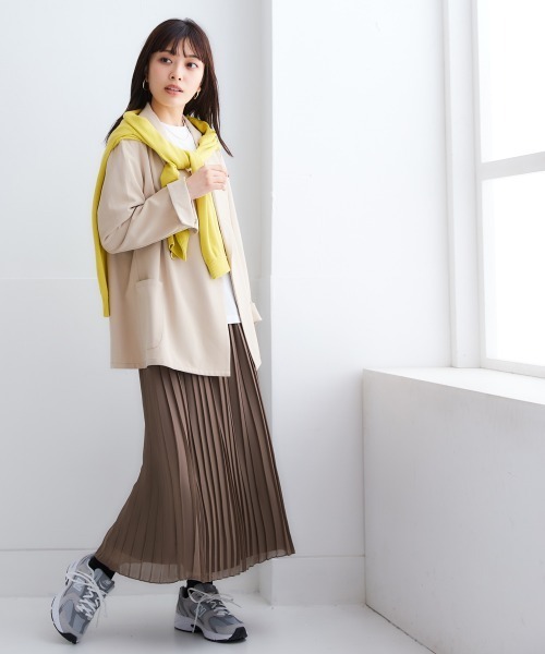 nissen(ニッセン)の「ダブルブレストジャケット(テーラードジャケット・レディース・ネイビー/ベージュ・S/M/L/LL)」の10枚目の写真