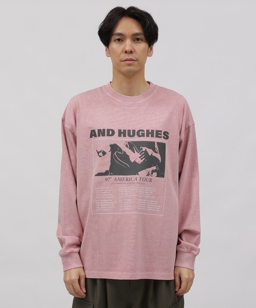 LAKOLE(ラコレ)の「ピグメントバンドロンT / 996743(Tシャツ/カットソー・メンズ・チャコールグレー/ブルー/ピンク・MEDIUM/LARGE/X-LARGE)」の7枚目の写真