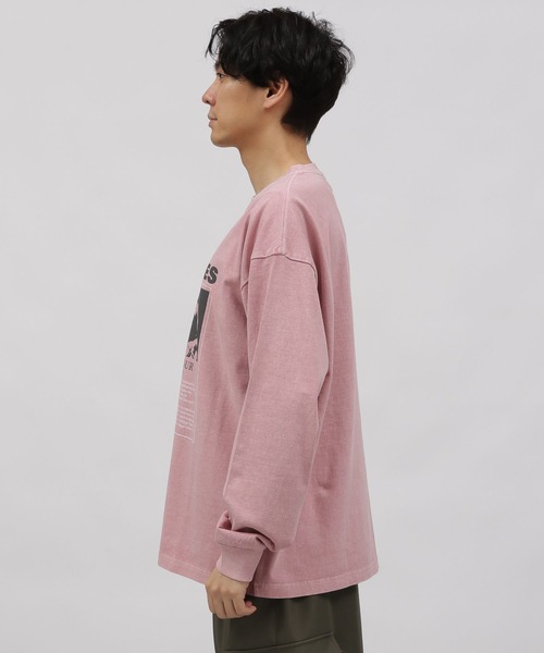 LAKOLE(ラコレ)の「ピグメントバンドロンT / 996743(Tシャツ/カットソー・メンズ・チャコールグレー/ブルー/ピンク・MEDIUM/LARGE/X-LARGE)」の8枚目の写真