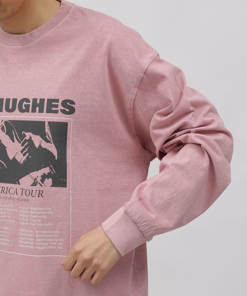 LAKOLE(ラコレ)の「ピグメントバンドロンT / 996743(Tシャツ/カットソー・メンズ・チャコールグレー/ブルー/ピンク・MEDIUM/LARGE/X-LARGE)」の12枚目の写真