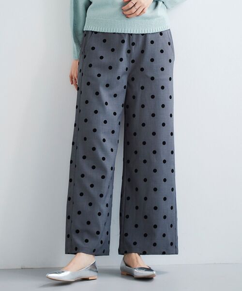 le.coeur blanc(ルクールブラン)の「ドットワイドパンツ(その他パンツ・レディース・ブラック系その他/グレー系その他・38/36)」の11枚目の写真