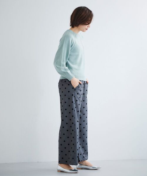 le.coeur blanc(ルクールブラン)の「ドットワイドパンツ(その他パンツ・レディース・ブラック系その他/グレー系その他・38/36)」の15枚目の写真