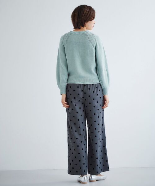 le.coeur blanc(ルクールブラン)の「ドットワイドパンツ(その他パンツ・レディース・ブラック系その他/グレー系その他・38/36)」の16枚目の写真
