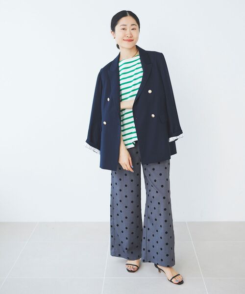 le.coeur blanc(ルクールブラン)の「ドットワイドパンツ(その他パンツ・レディース・ブラック系その他/グレー系その他・38/36)」の19枚目の写真